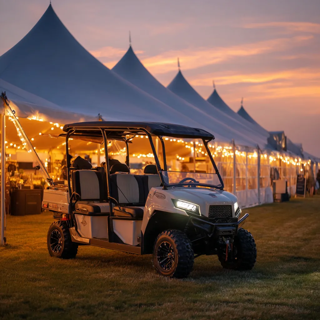 Electric buggies for theme parks