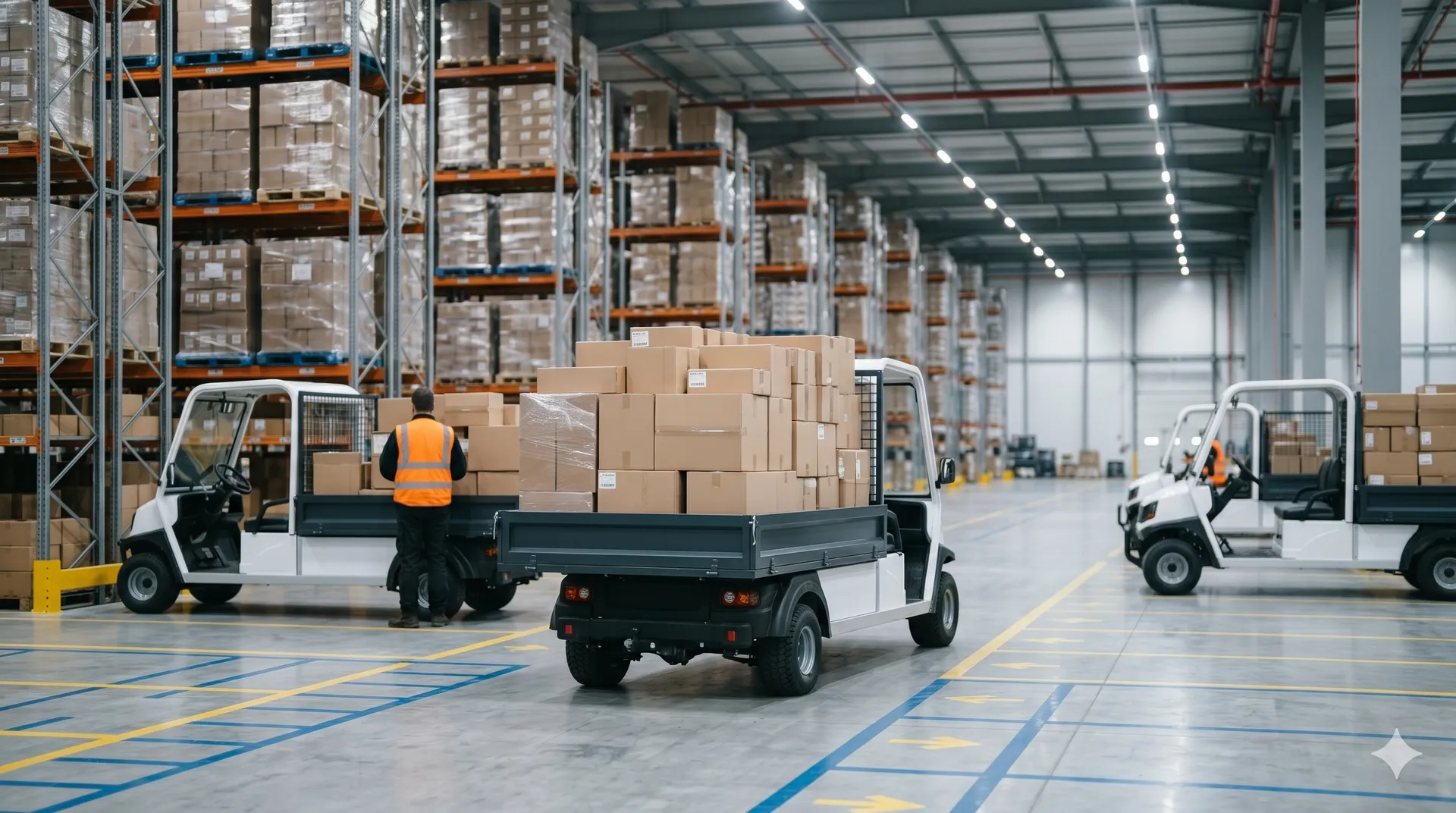 Electric buggies for warehouses & work sites